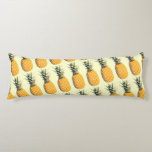 abacaxi / pineapple body pillow<br><div class="desc">Pineapples pattern design,  A tropical decor idea</div>