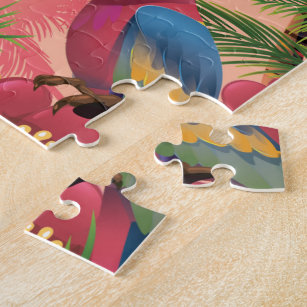 Abaco Islands vacation poster Jigsaw Puzzle