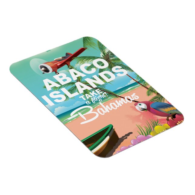 Abaco Islands vacation poster Magnet (Right Side)