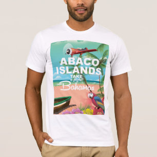 Abaco Islands vacation poster T-Shirt