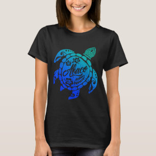 Abaco Tribal Sea Turtle Bahamas Beach Vacation  T-Shirt