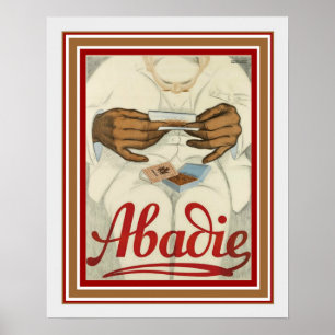 Abadie Cigarette Paper Ad Poster 16 x 20