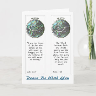 Abalone Dove et Signet de poisson Carte pour notes