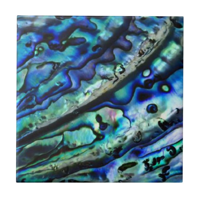 Abalone Iridescendant| Carreaux de céramique Abstr (Devant)