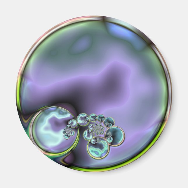 Abalone Look Abstract Magnet (Front)