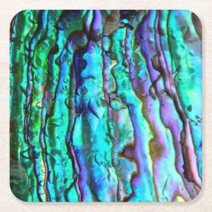 Abalone paper coasters