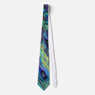 Abalone paua shell funky tie
