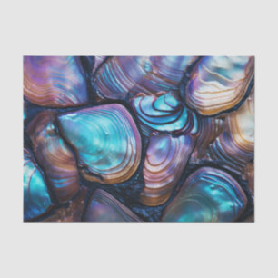 Abalone Shell Abstract Pattern Tissue Paper