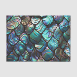 Abalone Shell Abstract Pattern Tissue Paper