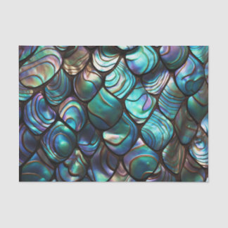 Abalone Shell Abstract Pattern Tissue Paper
