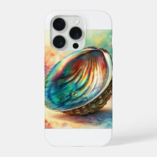 Abalone Shell AREF1310 - Watercolor iPhone 15 Pro Case
