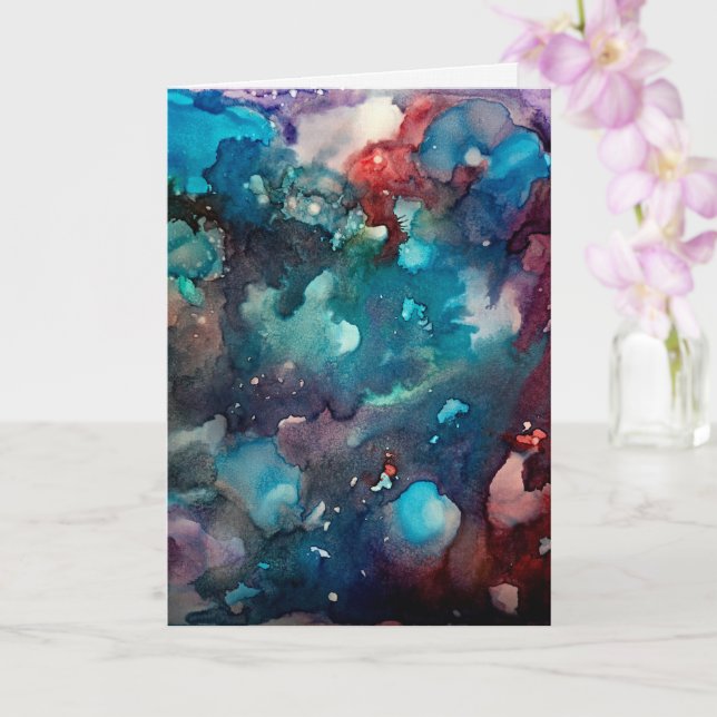 Abalone Shell Card (Orchid)