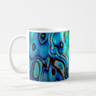 Abalone shell coffee mug