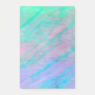 Abalone Shell Watercolor mother-of-pearl Shellfish Post-it Notes