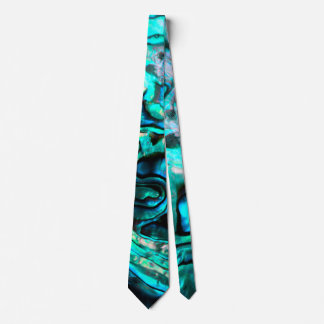 Abalone turquoise Neck Tie