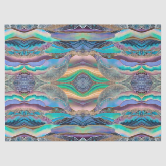 Abalone Waves Decoupage Tissue Craft Tissue Paper (Front)