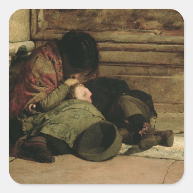 Abandoned, 1903 square sticker (Front)