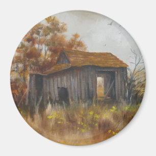 Abandoned Barn Farm Rustic Country Magnet
