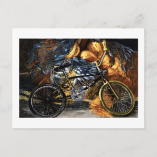 Abandoned Bicycle Postcard