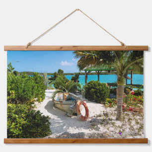 Abandoned Boat Hanging Tapestry