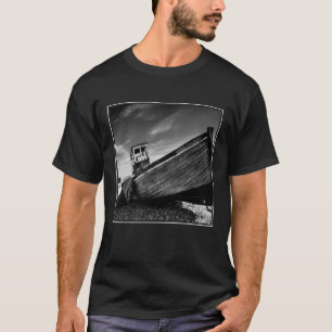 Abandoned Boat On Dungeness Beach T-Shirt
