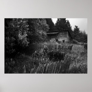 Abandoned building poster