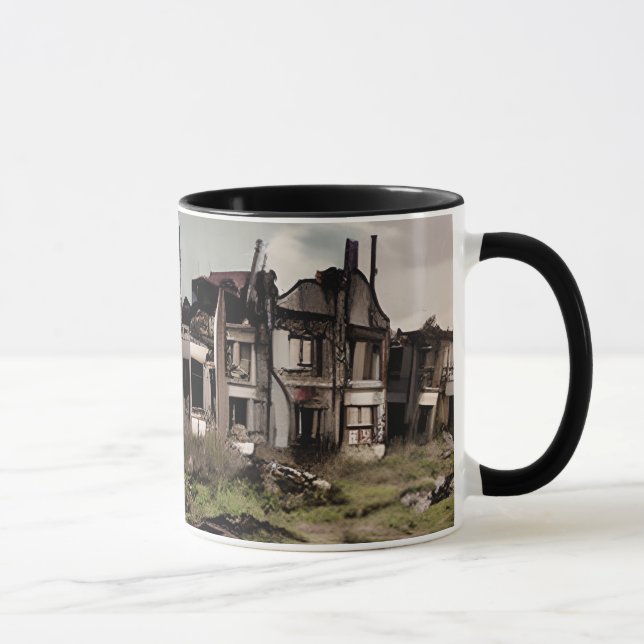  Abandoned Buildings Post Apocalypse  Mug (Right)