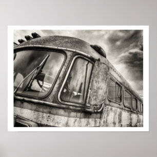 Abandoned Bus Poster