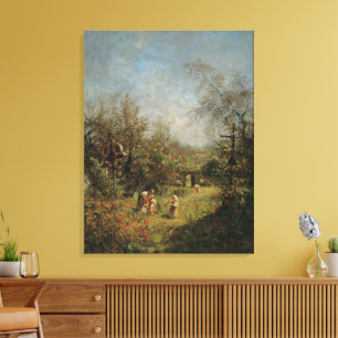 Abandoned Cemetery in Goisern Canvas Print