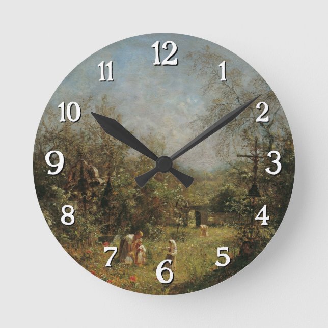 Abandoned Cemetery in Goisern Round Clock (Front)