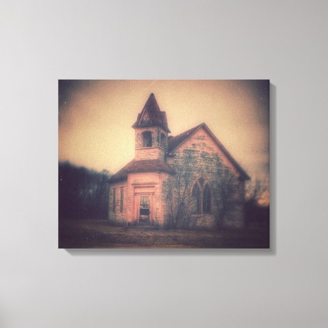 Abandoned Church Canvas Print (Front)