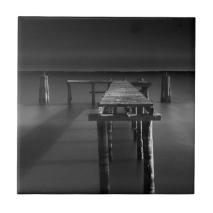 Abandoned Dock At Lake Monroe Tile