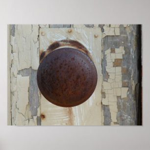 Abandoned Door Poster