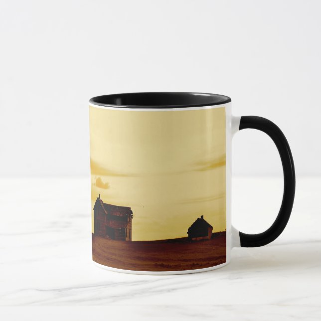 Abandoned Farm in South Dakota Coffee Mug (Right)