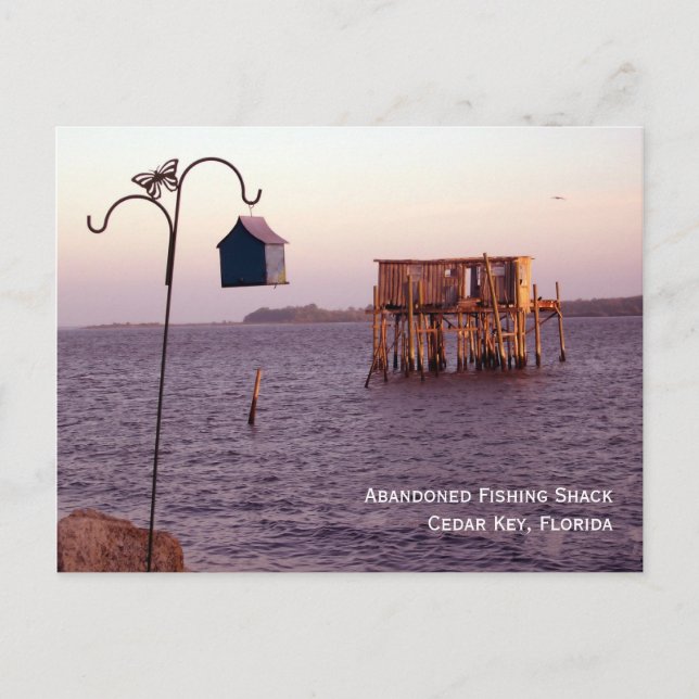 Abandoned Fishing Shack Postcard (Front)
