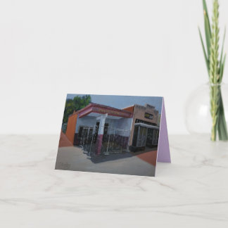 Abandoned Garage Art Note Card