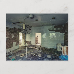 Abandoned Hospital Pripyat by Chernobyl Postcard