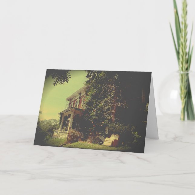 Abandoned House Furniture Included Card (Front)
