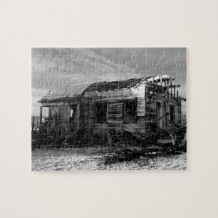 Abandoned House In Kelso California Jigsaw Puzzle