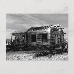 Abandoned House In Kelso California Postcard