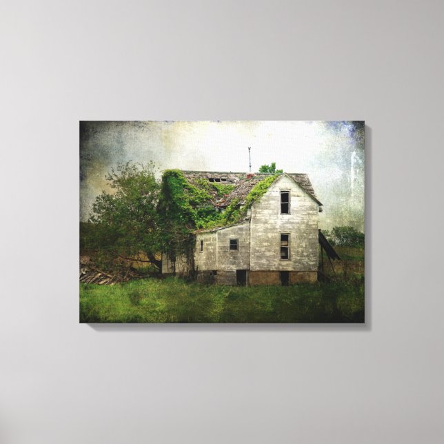 Abandoned House in Missouri Canvas Print (Front)