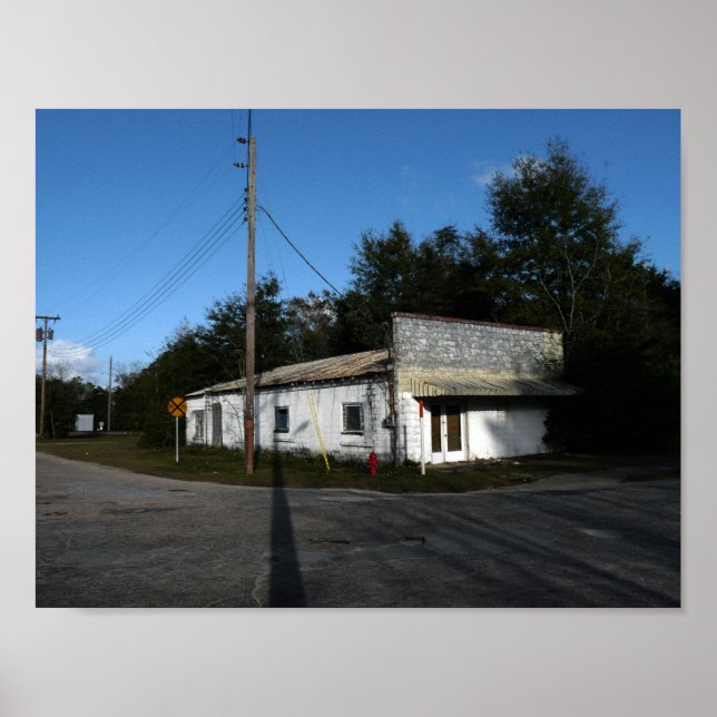 Abandoned House In Rural Florida Poster (Front)