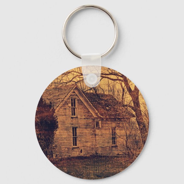 Abandoned House Keychain (Front)