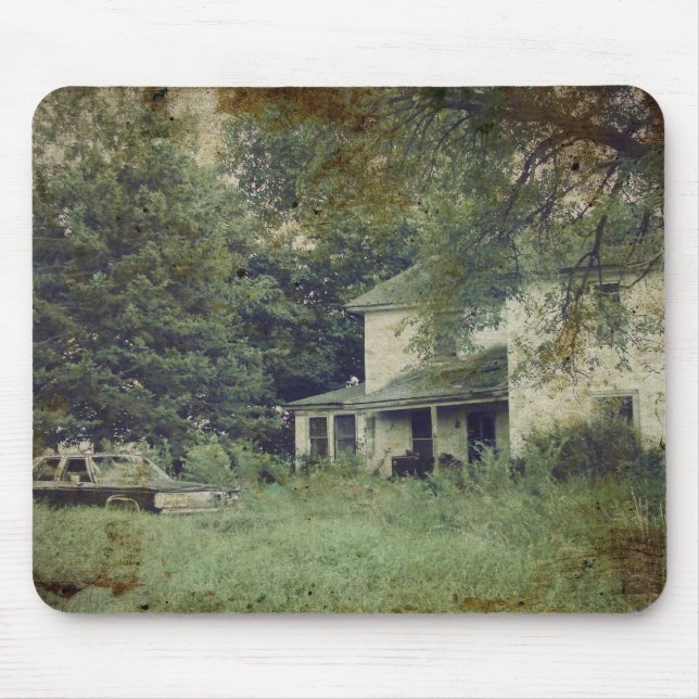 Abandoned House Mouse Pad (Front)