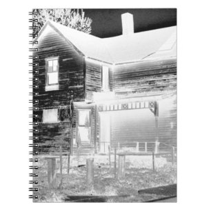 Abandoned House - negative Notebook