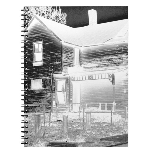 Abandoned House - negative Notebook (Front)