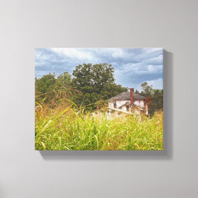 Abandoned House Photograph Canvas Print (Front)