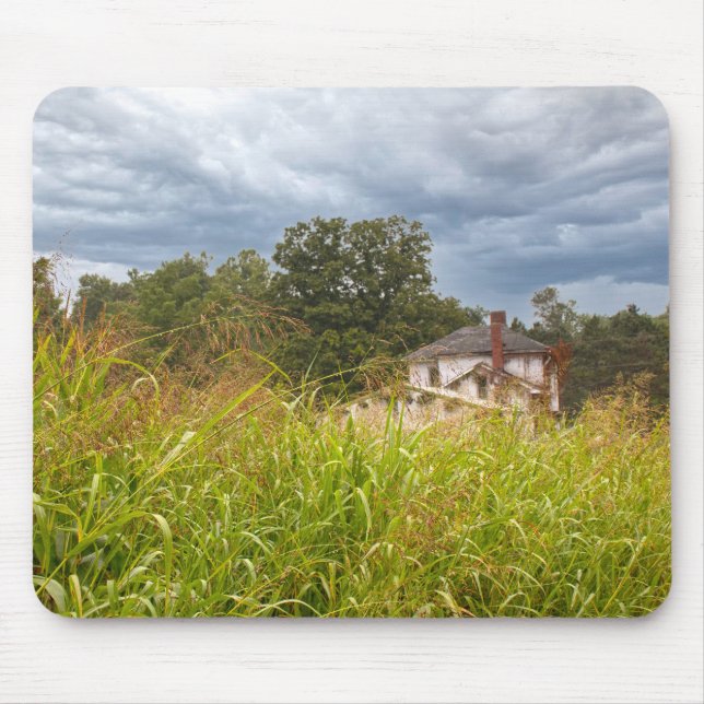 Abandoned House Photograph Mouse Pad (Front)