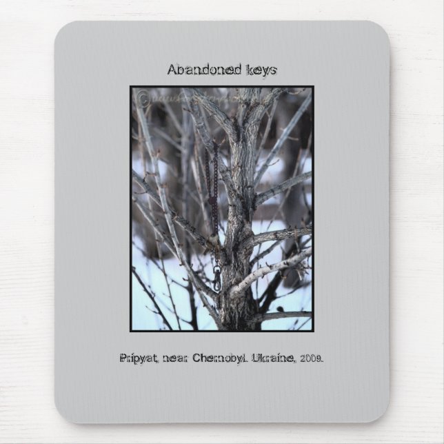 Abandoned keys, Chernobyl. Mouse Pad (Front)