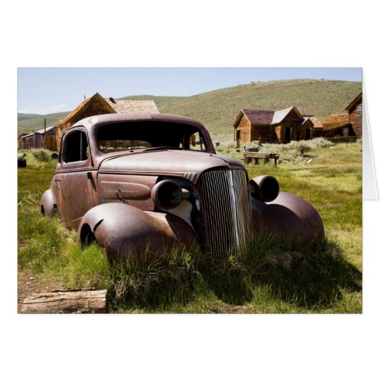 Abandoned Old Chevy Card